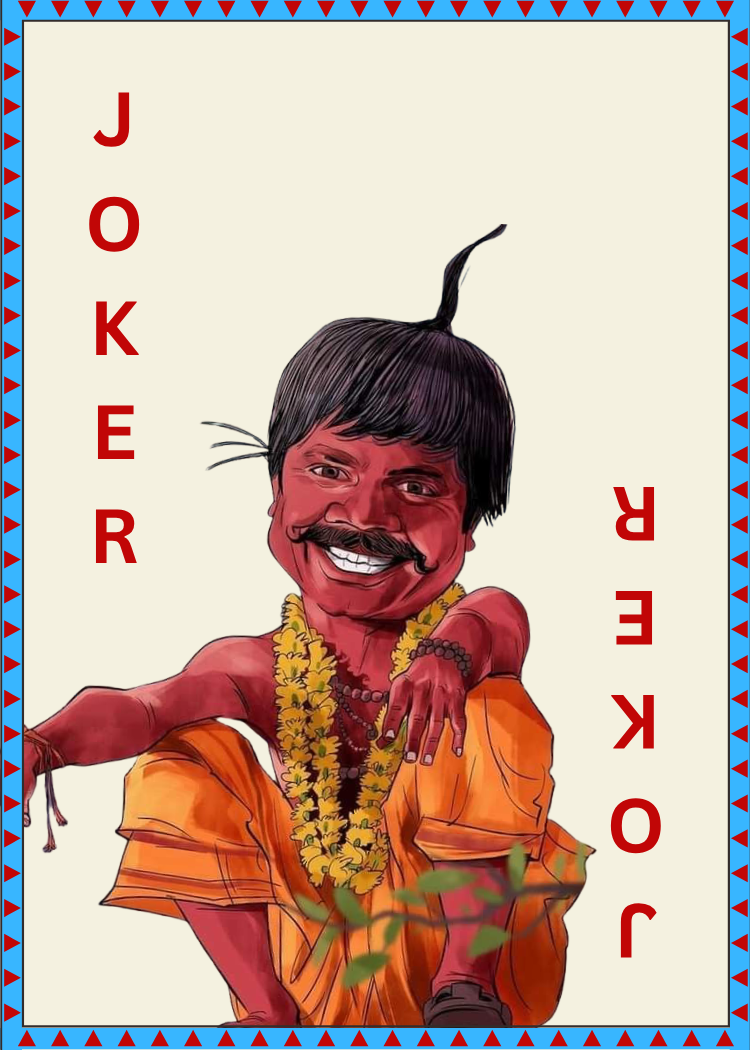 Bollywood Drama deck — retro film poster themed playing cards